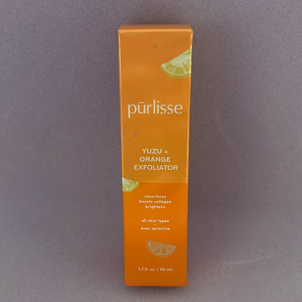 Purlisse yuzu + orange exfoliator
